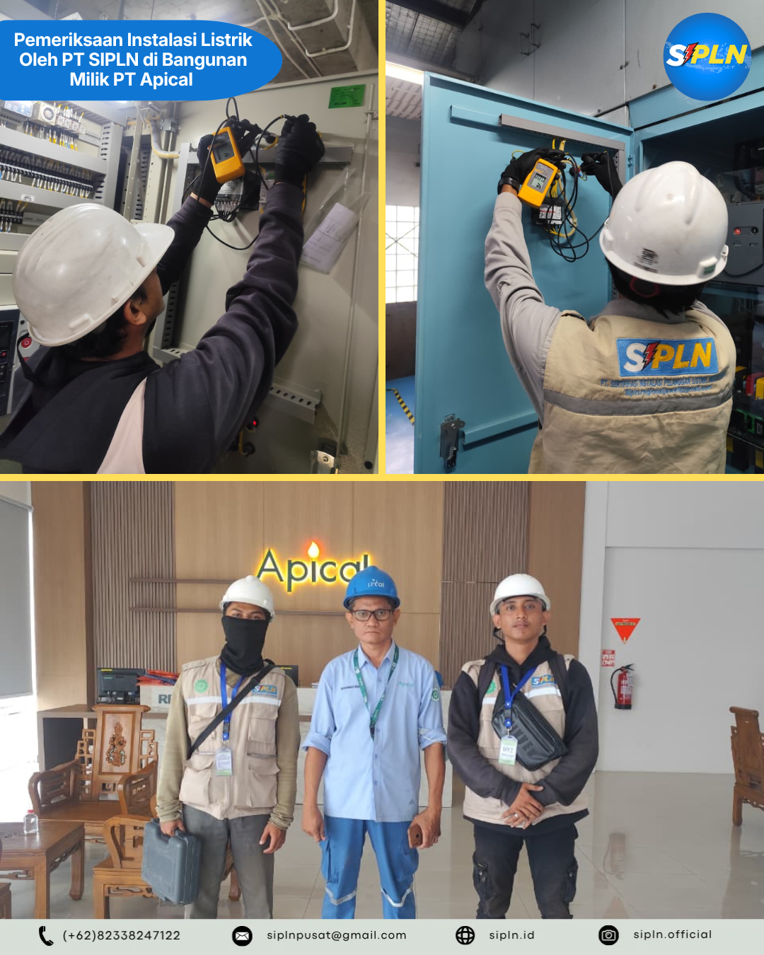 {"id":91,"image":"gallery\/tVYsyuhfmuGtIxCUpF82WnXvbv2E1elyL4iljjDE.png","title":"Pemeriksaan Instalasi Listrik Oleh PT SIPLN di Bangunan Milik PT Apical","created_at":"2026-05-25T06:52:51.000000Z","updated_at":"2026-05-25T06:52:51.000000Z"}title